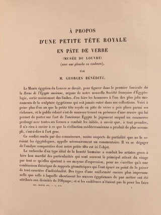 Revue de l'Egypte ancienne, Tome I. Fasc. 1-2 & Fasc. 3-4 (complete)[newline]M7346-13.jpg