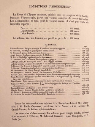 Revue de l'Egypte ancienne, Tome I. Fasc. 1-2 & Fasc. 3-4 (complete)[newline]M7346-20.jpg