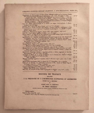 Revue de l'Egypte ancienne, Tome I. Fasc. 1-2 & Fasc. 3-4 (complete)[newline]M7346-24.jpg