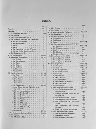 Hatra. Nach Aufnahmen von Mitgliedern der Assur-Expedition der Deutschen Orient-Gesellschaft. II. Teil: Einzelbeschreibung der Ruinen