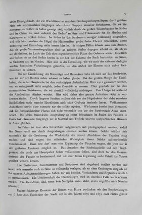 Hatra. Nach Aufnahmen von Mitgliedern der Assur-Expedition der Deutschen Orient-Gesellschaft. II. Teil: Einzelbeschreibung der Ruinen