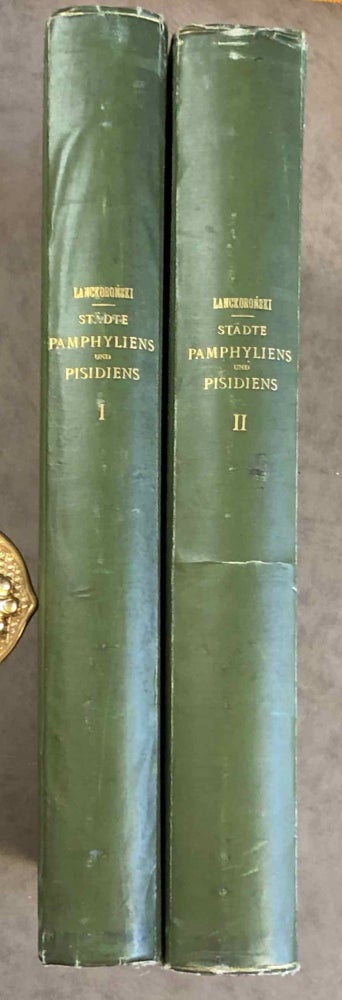 Item #M7352 Die Städte Pamphyliens und Pisidiens. 2 volumes (complete set). LANCKORONSKI Karl - NIEMANN George - PETERSEN Eugen Adolf Hermann, Graf.[newline]M7352.jpg