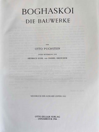 Boghask&ouml;i. Die Bauwerke.