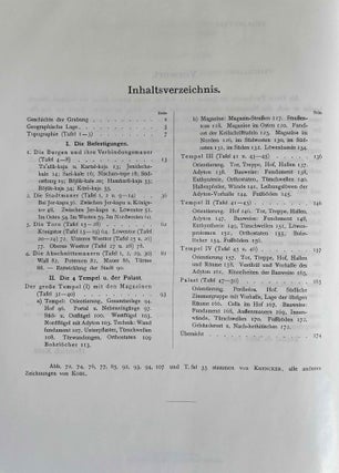 Boghasköi. Die Bauwerke.