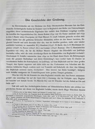 Boghasköi. Die Bauwerke.