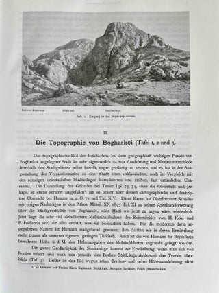 Boghasköi. Die Bauwerke.