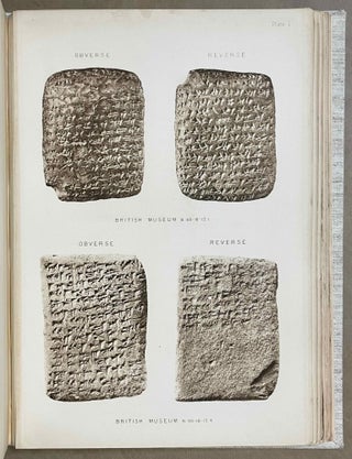 Item #M7358c The Tell el-Amarna tablets in the British Museum. BEZOLD Carl - BUDGE Ernest Alfred...[newline]M7358c-00.jpeg