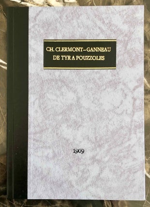 Item #M7362 De Tyr à Pouzzoles. CLERMONT-GANNEAU Charles[newline]M7362.jpg