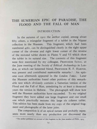 Sumerian epic of paradise. The flood and the fall of man.[newline]M7382-04.jpg