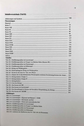 Untersuchungen zu Kult und Funktion des Luxortempels. Teil I: Untersuchung. Teil II: Übersetzungen, Tabellen, Abbildungen (complete set)[newline]M7395-13.jpeg