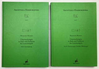 Item #M7395 Untersuchungen zu Kult und Funktion des Luxortempels. Teil I: Untersuchung. Teil II:...