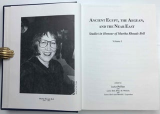 Item #M7396 Ancient Egypt, the Aegean, and the Near East. Studies in Honour of Martha Rhoads...