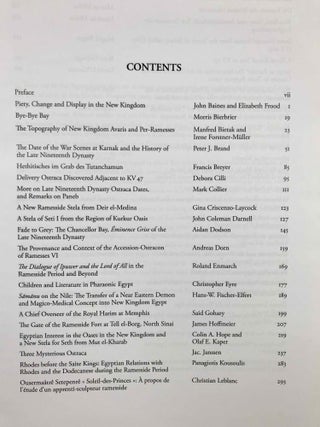 Ramesside Studies in Honour of K. A. Kitchen