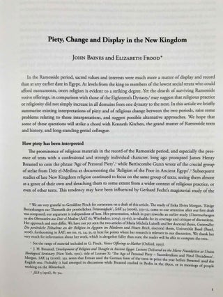 Ramesside Studies in Honour of K. A. Kitchen