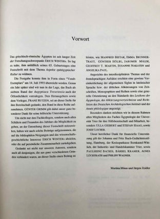 Aspekte spätägyptischer Kultur. Festschrift für Erich Winter zum 65. Geburtstag.[newline]M7400-05.jpeg