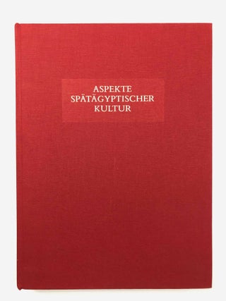 Item #M7400 Aspekte spätägyptischer Kultur. Festschrift für Erich Winter zum 65. Geburtstag....[newline]M7400.jpeg