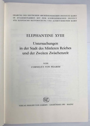 Elephantine XVIII. Untersuchungen in der Stadt des Mittleren Reiches und der Zweiten Zwischenzeit.[newline]M7406-02.jpg