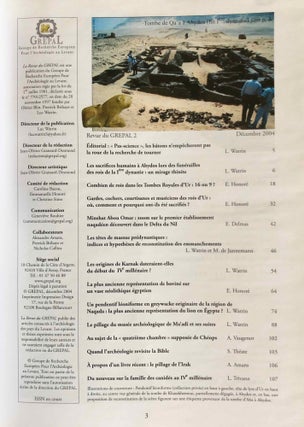 Revue du GREPAL no 2 (Groupe de Recherche Européen pour l'Archéologie au Levant)[newline]M7414-01.jpg