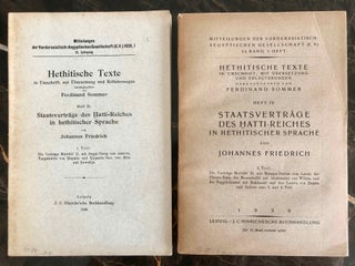 Item #M7415 Staatsverträge des Hatti-Reiches in hethitischer Sprache. 1. Teil: Die Verträge...[newline]M7415.jpg