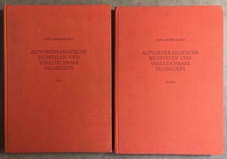 Altvorderasiatische Bildstelen und vergleichbare Felsreliefs. Mit einem Beitrag von Adelheid Shunnar-Misera. Text- und Tafelband (complete set)