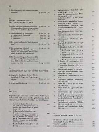 Altvorderasiatische Bildstelen und vergleichbare Felsreliefs. Mit einem Beitrag von Adelheid Shunnar-Misera. Text- und Tafelband (complete set)