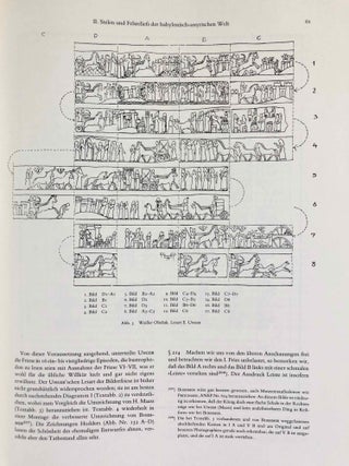 Altvorderasiatische Bildstelen und vergleichbare Felsreliefs. Mit einem Beitrag von Adelheid Shunnar-Misera. Text- und Tafelband (complete set)
