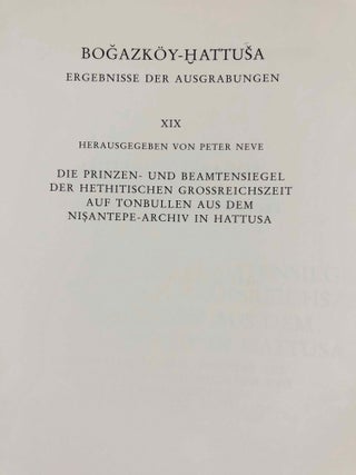 Die Prinzen- und Beamtensiegel der hethitischen Grossreichszeit auf Tonbullen aus dem Nisantepe-Archiv in Hattusa[newline]M7425-01.jpg