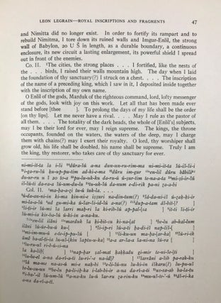 Royal Inscriptions and Fragments from Nippur and Babylon