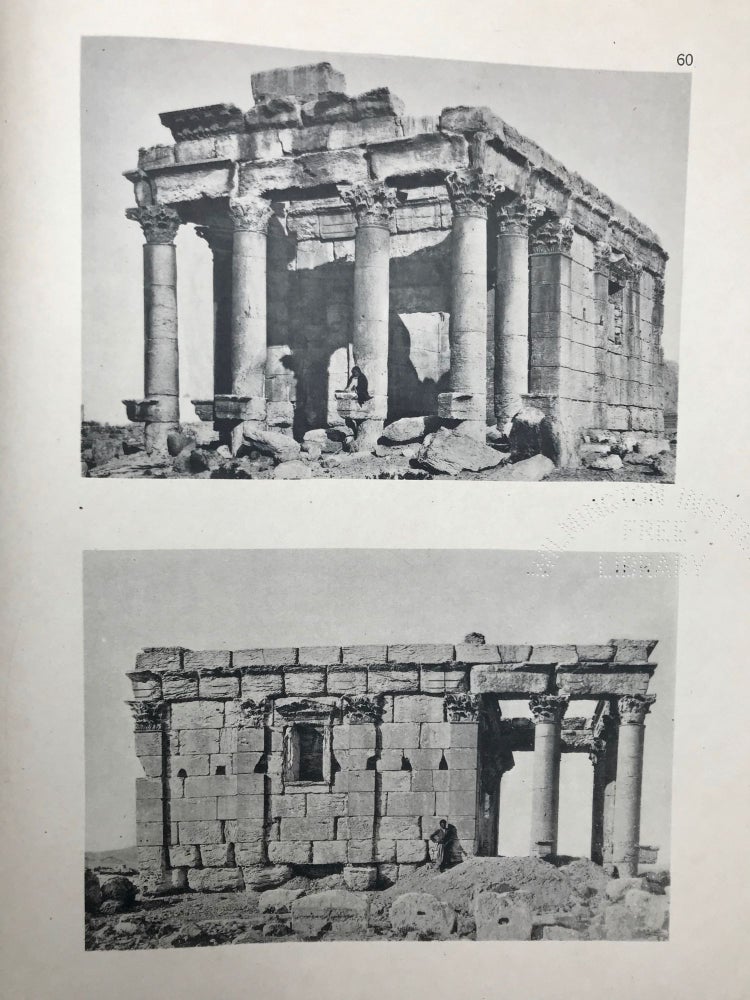 Item #M7439 Alte Denkmaler aus Syrien, Palastina und Westarabien: 100 Tafeln mit beschreibendem Text. WIEGAND Theodor.[newline]M7439.jpg