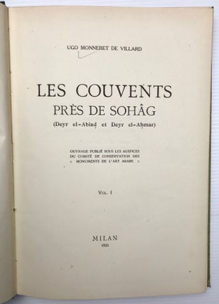 Les Couvents Près de Sohag, Vol. I (only, of two)[newline]M7440-01.jpg