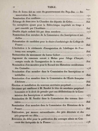 Mémoires de l'Institut Impérial de France - Académie des Inscriptions et Belles-Lettres. Tome XXIII (1868).[newline]M7441-06.jpg