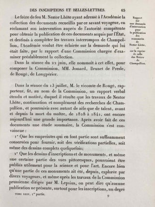 Mémoires de l'Institut Impérial de France - Académie des Inscriptions et Belles-Lettres. Tome XXIII (1868).[newline]M7441-26.jpg