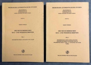 Item #M7445 Die neusumerischen Bau- und Weihinschriften. Band I: Inschriften der II. Dynastie von...