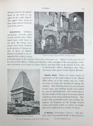 Architecture and Other Arts. Part II of the Publications of an American Archaeological Expedition to Syria in 1899-1900.[newline]M7447-11.jpg