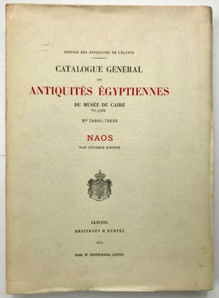 Item #M7450 Naos (Catalogue Général du Musée du Caire Nr. 70001 - 70050). ROEDER Günther[newline]M7450.jpg