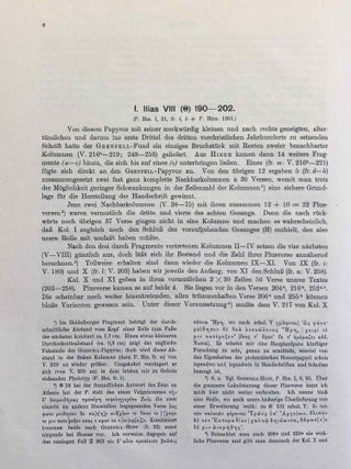 Griechische literarische Papyri. Band I: Ptolemaische Homerfragmente (all published)[newline]M7455-14.jpg
