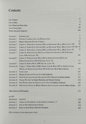 The Survey of Memphis VIII. Kom Rabia: The Middle Kingdom and Second Intermediate Period Pottery