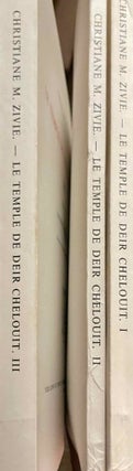 Item #M7472d Le temple de Deir Chelouit. Volume I (1-55): Inscriptions du propylône et de la...