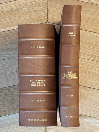 Item #M7472f Le temple de Deir Chelouit. Volume I (1-55): Inscriptions du propyl&ocirc;ne et de la...[newline]M7472f-00.jpeg