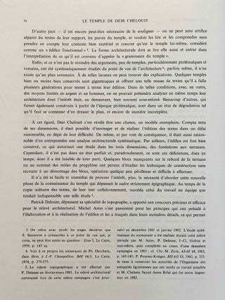 Le temple de Deir Chelouit. Volume I (1-55): Inscriptions du propyl&ocirc;ne et de la porte du temple. Volume II (56-89): Inscriptions du pronaos. Volume III (90-157): Inscriptions du naos. Volume IV: Etude architecturale (complete set)[newline]M7472f-17.jpeg