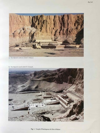 Temple d'Hatchepsout à Deir el-Bahari. La chapelle d'Hathor. Vol. I: Vestibule et sanctuaires (in 3 parts). Vol. II: Façade et salles hypostyles (complete set)[newline]M7473a-18.jpg