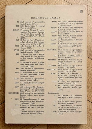 Index du linéaire A