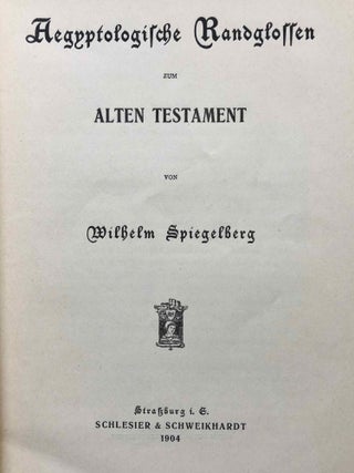Aegyptologische Randglossen zum Alten Testament[newline]M7477-01.jpg