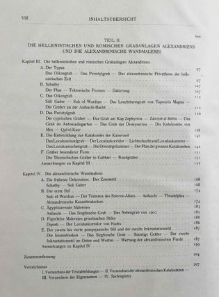 Nekropolis. Untersuchungen über Gestalt und Entwicklung der alexandrinischen Grabanlagen und ihrer Malereien.[newline]M7481b-05.jpeg