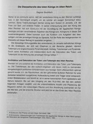 Das frühe ägyptische Königtum. Akten des 2. Symposiums zur ägyptischen Königsideologie in Wien 24. - 26. 9. 1997.[newline]M7486a-04.jpeg