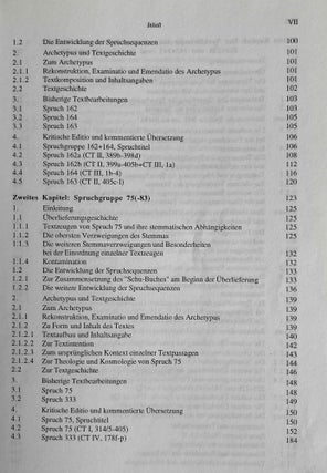 Grundlinien einer Überlieferungsgeschichte der altägyptischen Sargtexte. Stemmata und Archetypen der Spruchgruppen 30-32 + 33-37, 75 (-83), 162 + 164, 225 + 226 und 343 + 345.[newline]M7487a-04.jpeg