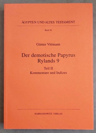 Der demotische Papyrus Rylands 9. 2 volumes (complete set)[newline]M7489-01.jpg