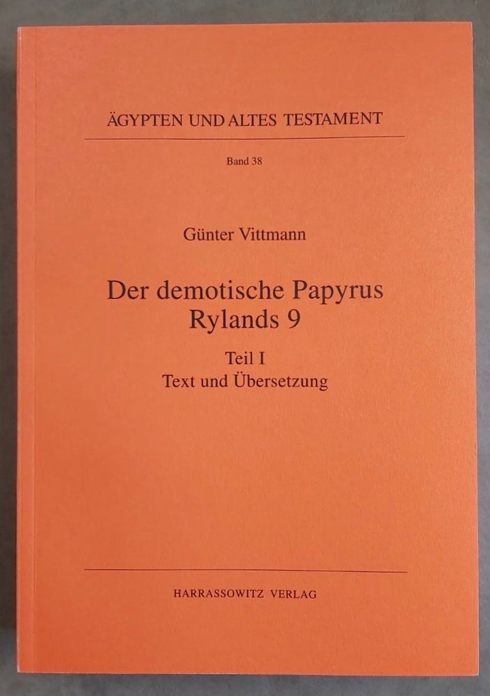 Item #M7489 Der demotische Papyrus Rylands 9. 2 volumes (complete set). VITTMANN Günther.[newline]M7489.jpg
