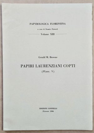 Papiri Laurenziani Copti (PLaur. V)[newline]M7493-01.jpeg