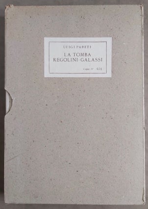 Item #M7504 La Tomba Regolini-Galassi del Museo Gregoriano Etrusco e la Civiltà dell'Italia...[newline]M7504.jpg